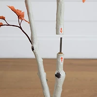 Nearly Natural 4ft Autumn Paper Birch Indoor Artificial Tree