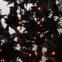 Nearly Natural 5ft Pre-Lit Black Maple Lighted Indoor Artificial Tree