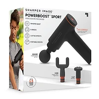  Sharper Image® Powerboost™ Sport Percussion Deep Tissue Massager