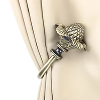 Rod Desyne Decorative Holdbacks with Bloom Finials
