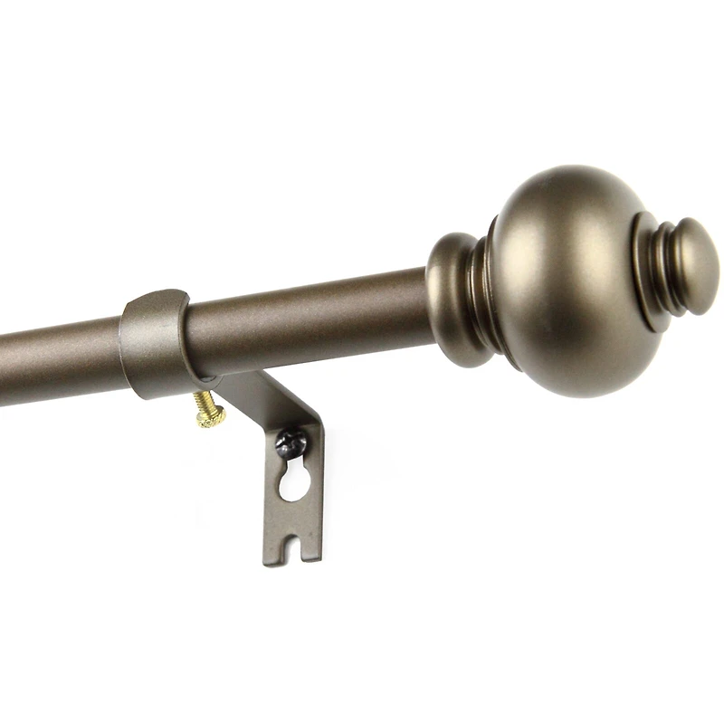 Rod Desyne Knob 5/8" Adjustable Curtain
