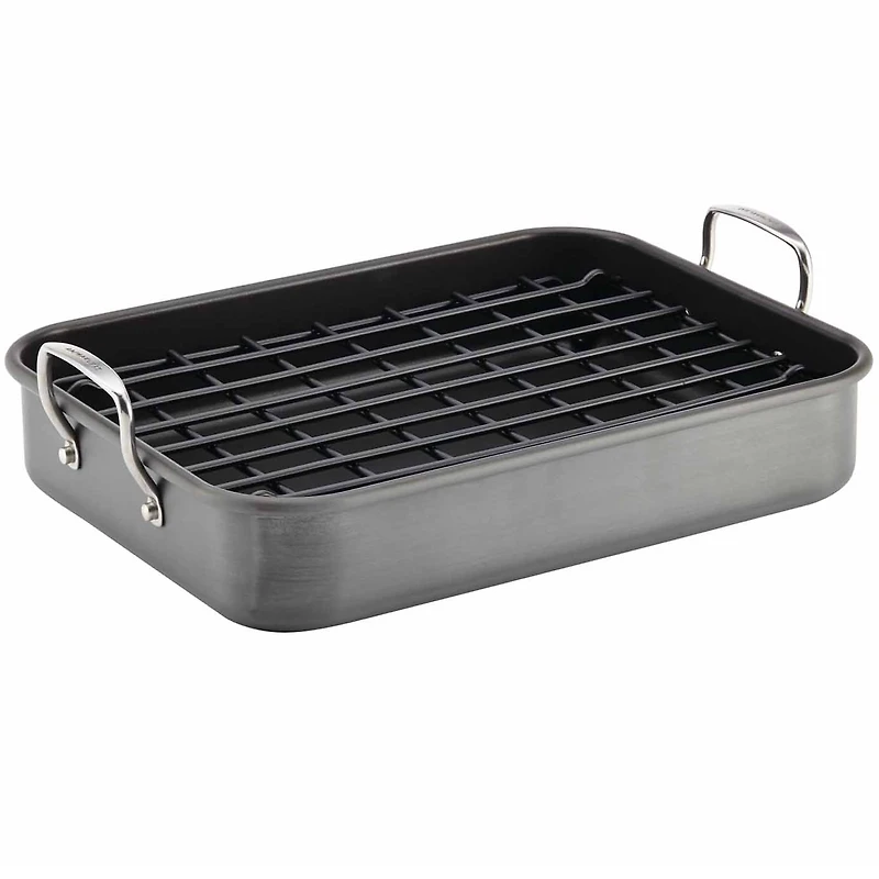 Rachael Ray Hard Anodized 2-pc. Roasting Pan