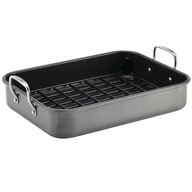 Rachael Ray Hard Anodized 2-pc. Roasting Pan