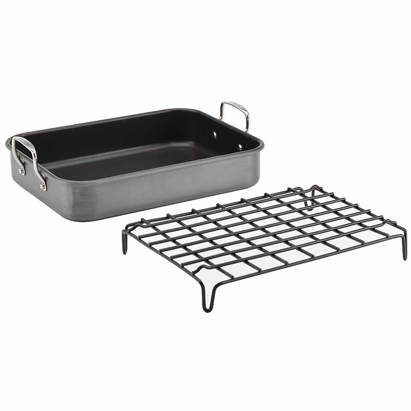 Rachael Ray Hard Anodized 2-pc. Roasting Pan