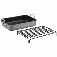 Rachael Ray Hard Anodized 2-pc. Roasting Pan