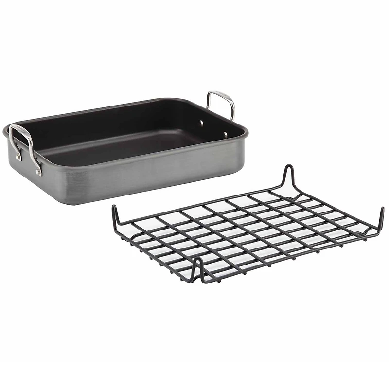 Rachael Ray Hard Anodized 2-pc. Roasting Pan