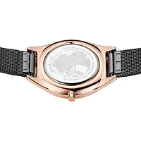 Bering Womens Gray Stainless Steel Bracelet Watch 17031-369