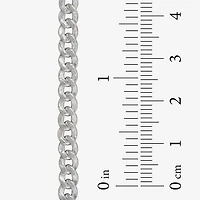 Made in Italy Mens Sterling Silver 20 Inch Curb Chain Necklace