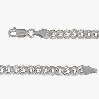 Made in Italy Mens Sterling Silver 20 Inch Curb Chain Necklace