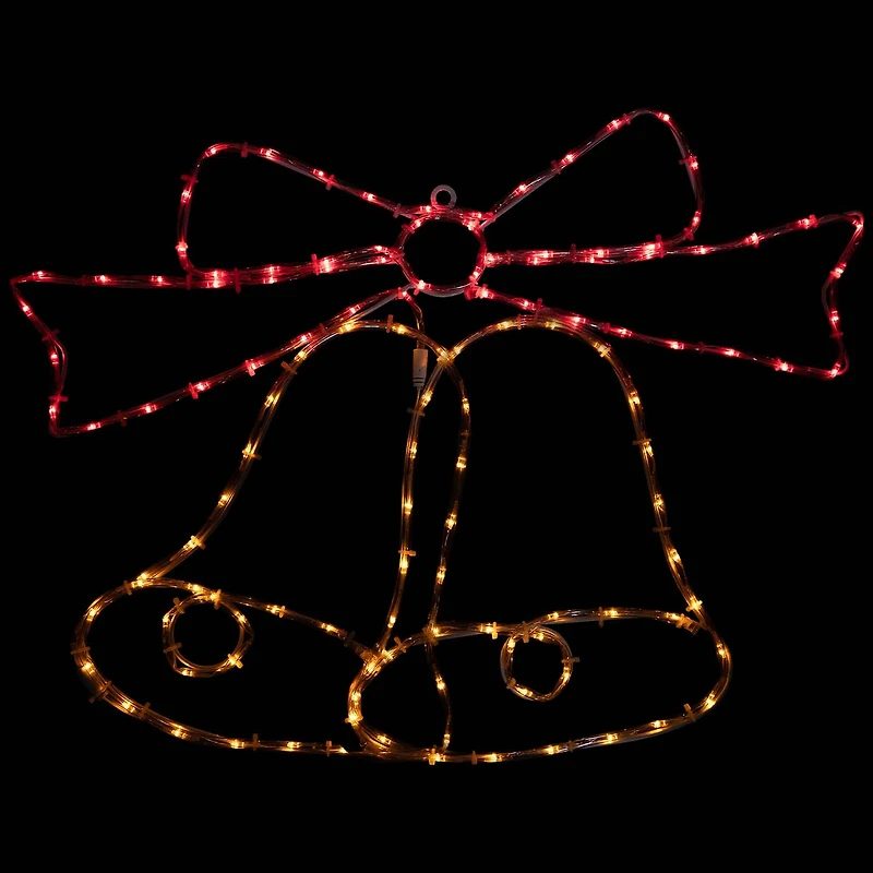 Northlight 23in Led Bow Christmas Window Decor