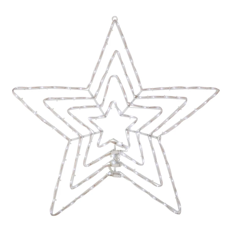 Northlight 24in Led Layered Stars Christmas Window Decor