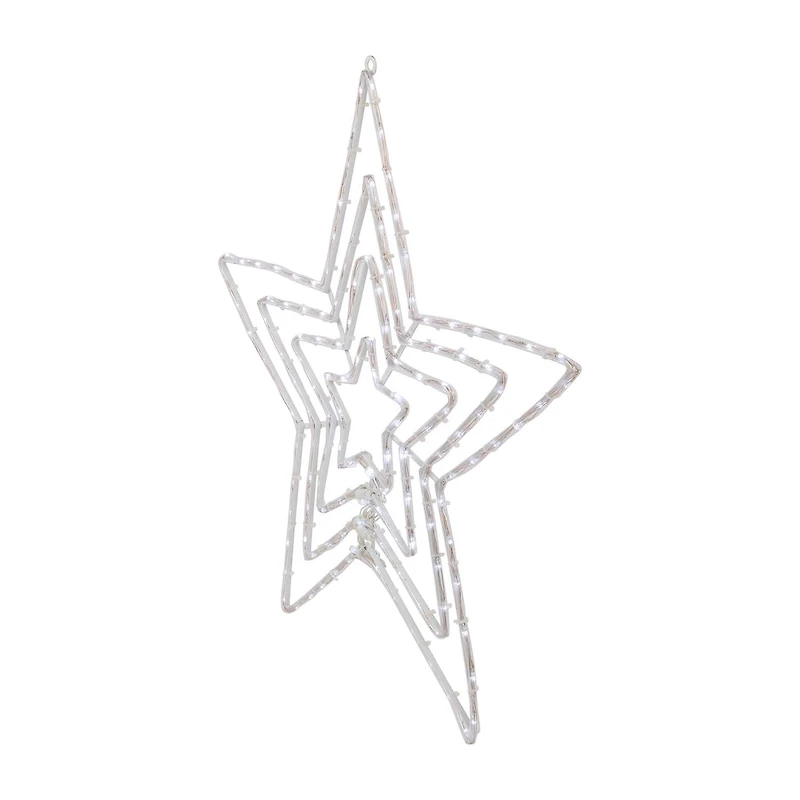 Northlight 24in Led Layered Stars Christmas Window Decor