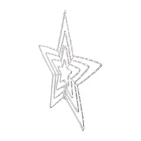 Northlight 24in Led Layered Stars Christmas Window Decor