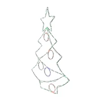 Northlight Led Tree With Ornaments Christmas Window Decor