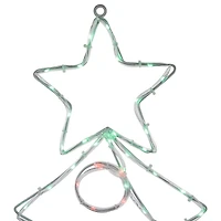 Northlight Led Tree With Ornaments Christmas Window Decor