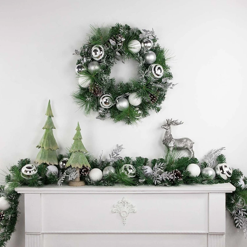 Northlight Pine Needle Unlit Christmas Indoor Garland