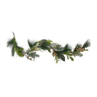 Northlight 5ft Berry And Cedar Unlit Christmas Indoor Garland
