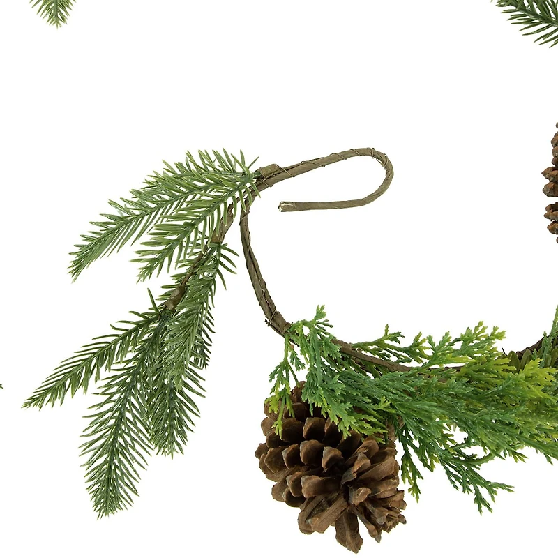 Northlight 5ft Pine And Pinecone Unlit Christmas Indoor Garland