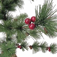 Northlight Berry Pine Tree Christmas Tabletop Decor