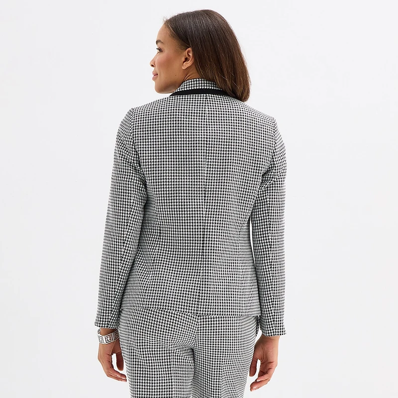 Black Label by Evan-Picone Womens Classic Fit Suit Jacket