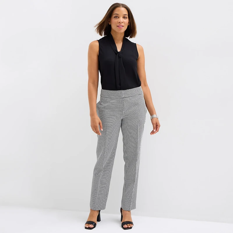 Black Label by Evan-Picone Womens Straight Fit Suit Pant