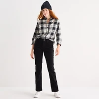 St. John's Bay Womens Mid Rise Straight Corduroy Pant