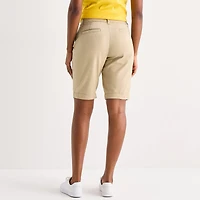 St. John's Bay Womens 11" Mid Rise Bermuda Short