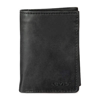 Levi's® Slim Trifold With Zipper Mens Personalized Slim Fold Wallet