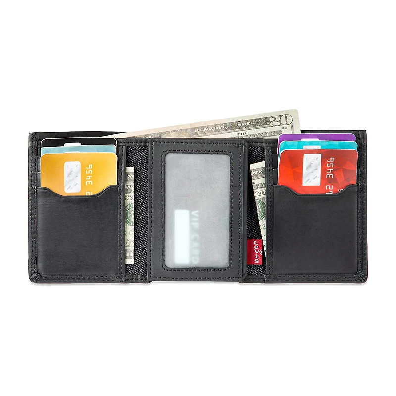 Levi's® Marconi Wide Magnetic Front Pocket Mens Personalized Wallet