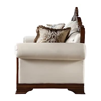 Furniture of America™ Dulupen Roll-Arm Upholstered Loveseat