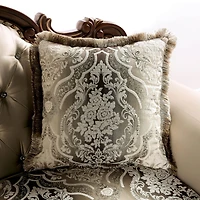 Furniture of America™ Dulupen Roll-Arm Upholstered Loveseat