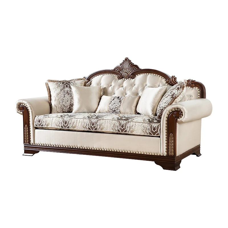 Furniture of America™ Dulupen Roll-Arm Sofa