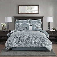 Madison Park Dillon 8-pc. Damask + Scroll Comforter Set