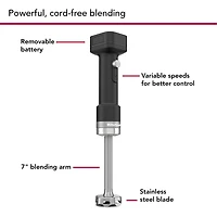 KitchenAid Cordless Hand Blender with Battery