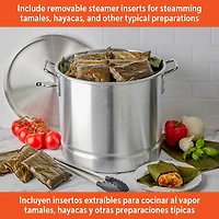 IMUSA 2-pc. Aluminum Steamer Set with Lids