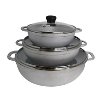 IMUSA Basic 6-pc. Caldero Set with Glass Lids