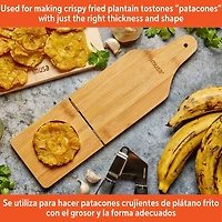 IMUSA Bamboo Large Plaintain Press