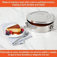 IMUSA Stainless Steel 7" Round Flan Mold