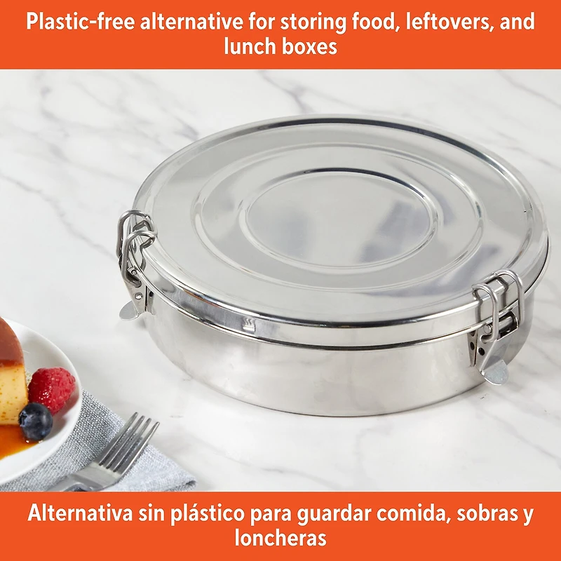 IMUSA Stainless Steel 7" Round Flan Mold