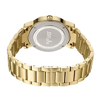 JBW Olympia Womens 1/5 CT. T.W. Diamond Gold-Tone Stainless Steel Bracelet Watch