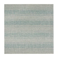 Safavieh Courtyard Collection Elena Geometric Indoor/Outdoor Round Area Rug