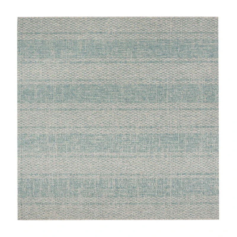 Safavieh Courtyard Collection Elena Geometric Indoor/Outdoor Square Area Rug