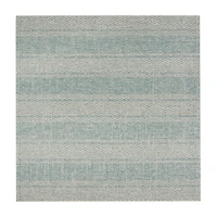 Safavieh Courtyard Collection Elena Geometric Indoor/Outdoor Square Area Rug