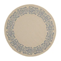 Safavieh Dara Oriental Indoor Outdoor Round Area Rug
