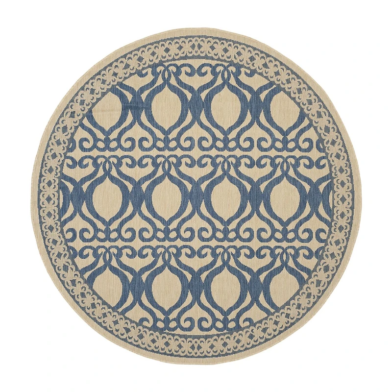 Safavieh Desi Geometric Indoor Outdoor Round Area Rug