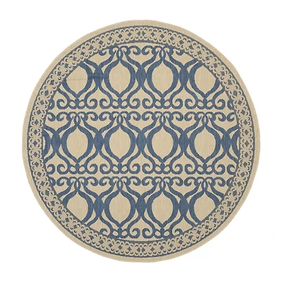 Safavieh Desi Geometric Indoor Outdoor Round Area Rug