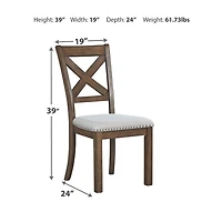 Signature Design by Ashley® Kavarna 2-pc. Upholstered Side Chair