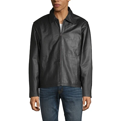 Vintage Leather Mens Midweight Jacket