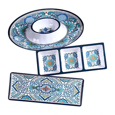 Certified International Talavera 3-pc. Serving Set