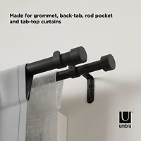 Umbra Mix & Match Cappa Double Curtain Rod